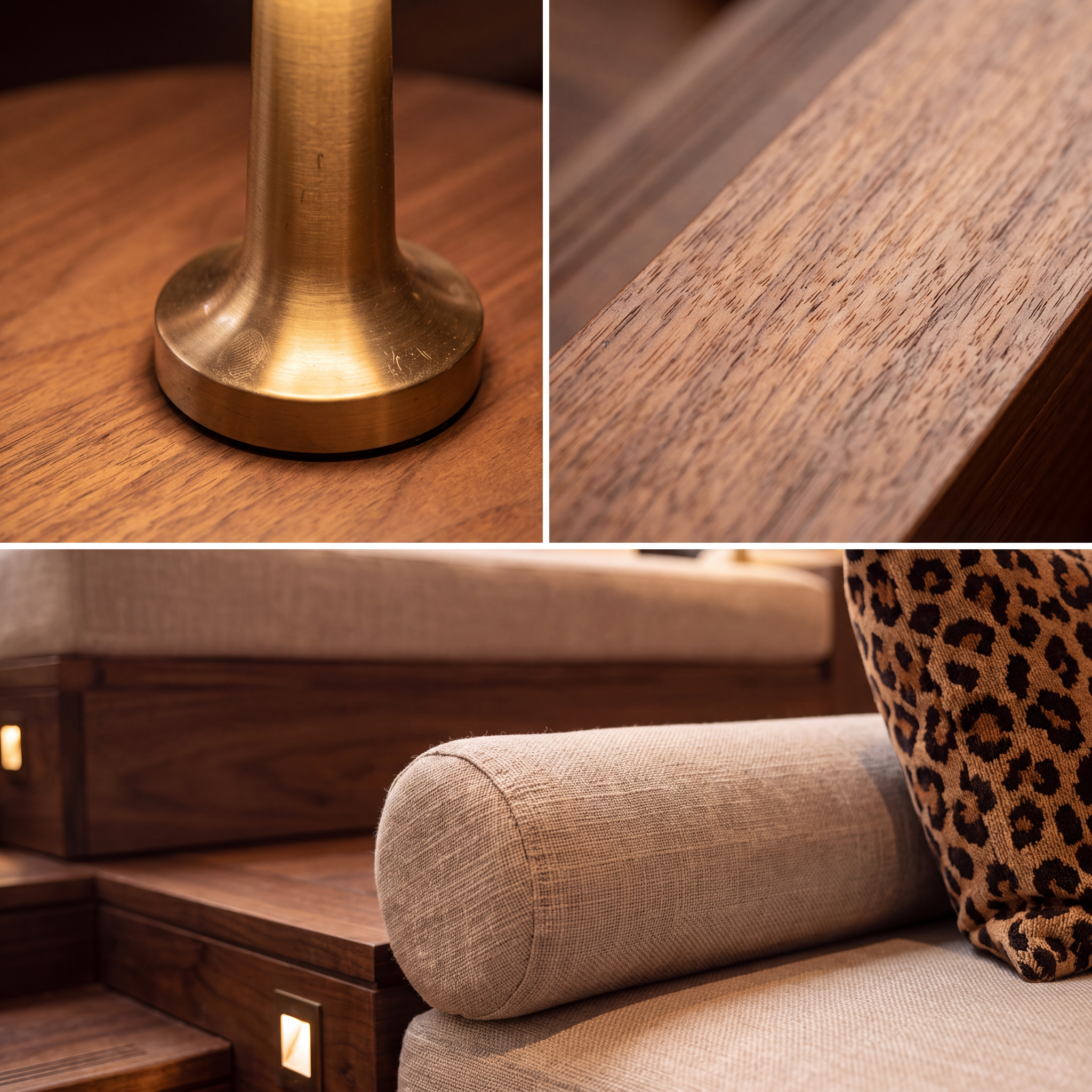 Macro material details from the hospitality lounge