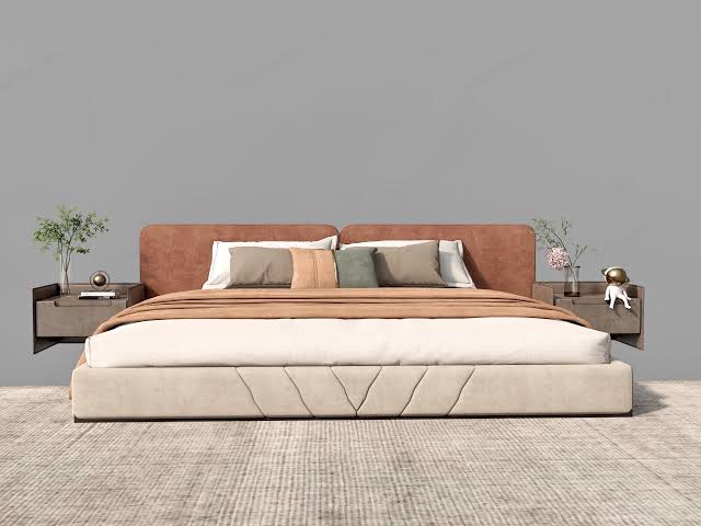 Simple bedroom SketchUp style render