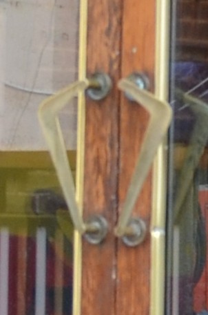 Original architectural door-handle reference photograph